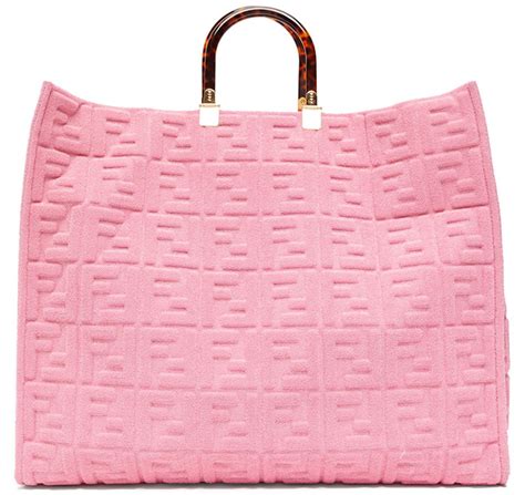 fendi pink tote bag|Fendi tote bag 2020.